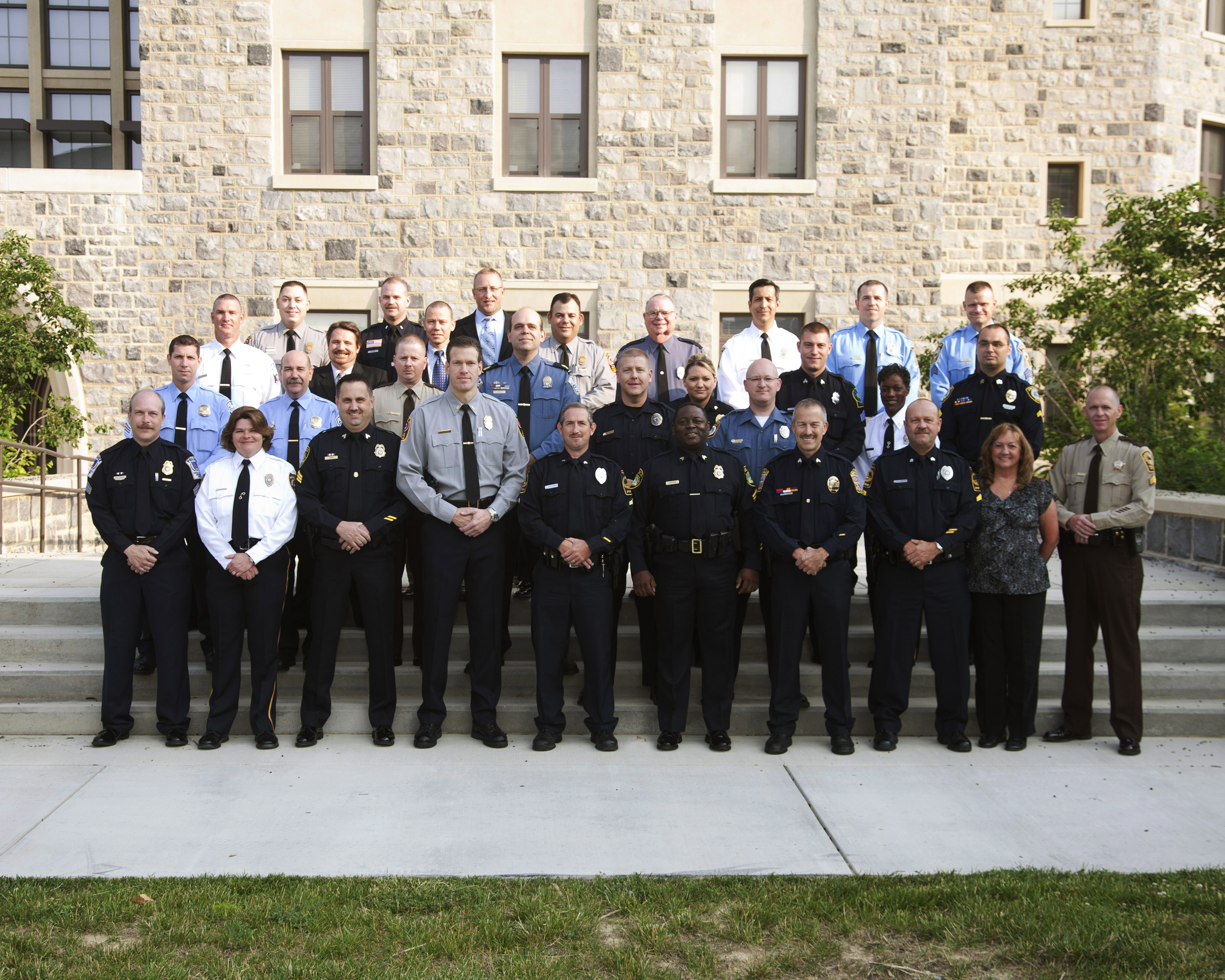 The public safety professionals in the 2011 graduating class of the Institute for Leadership in Changing Times