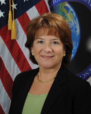 National Geospatial-Intelligence Agency Director Letitia "Tish" Long, who received a degree in electrical engineering from Virginia Tech in 1982.