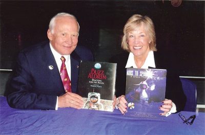 Carolyn "Lonnie" Schorer and Buzz Aldrin