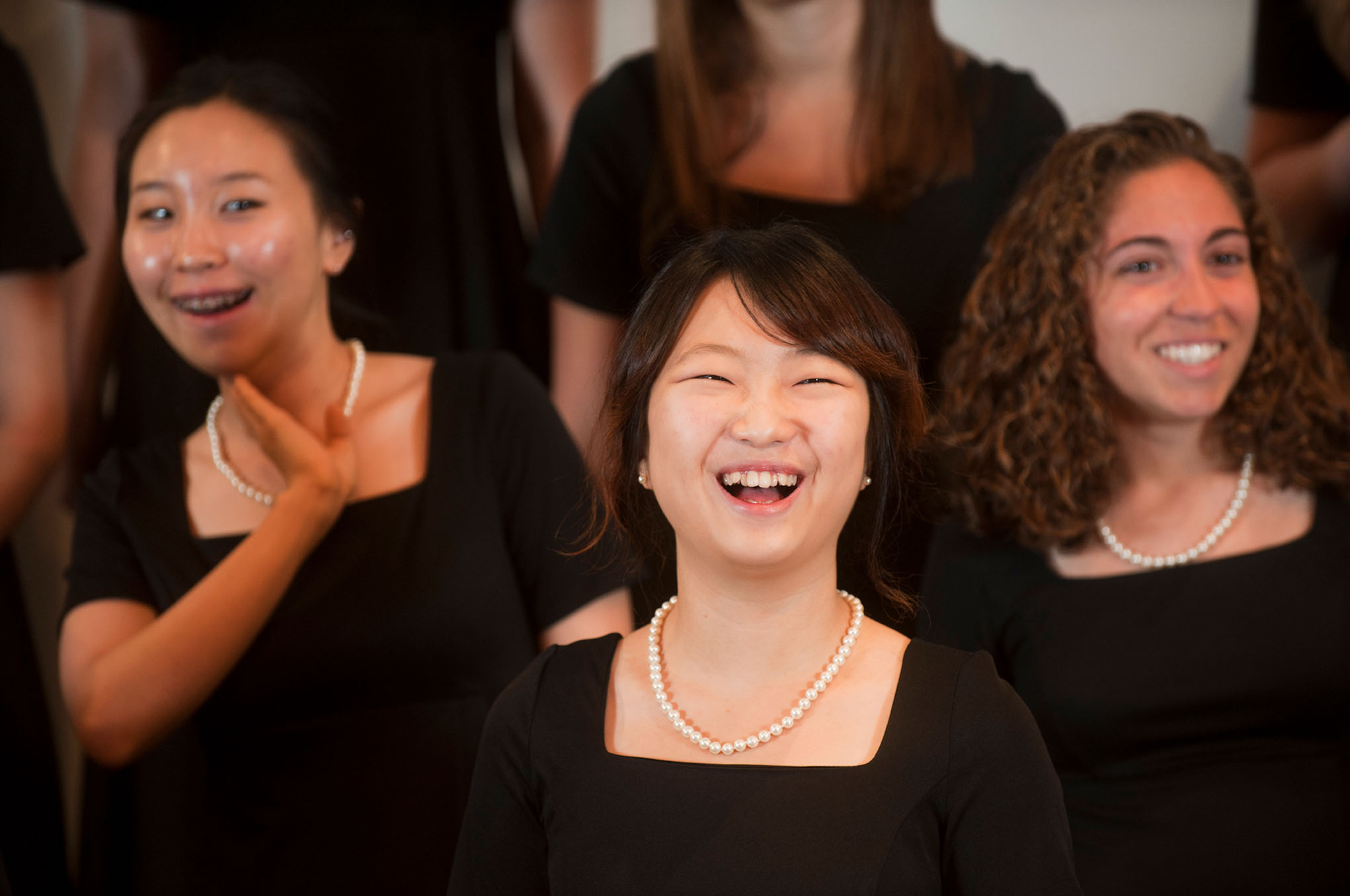 Virginia Tech students perform with the Women's Chorus
