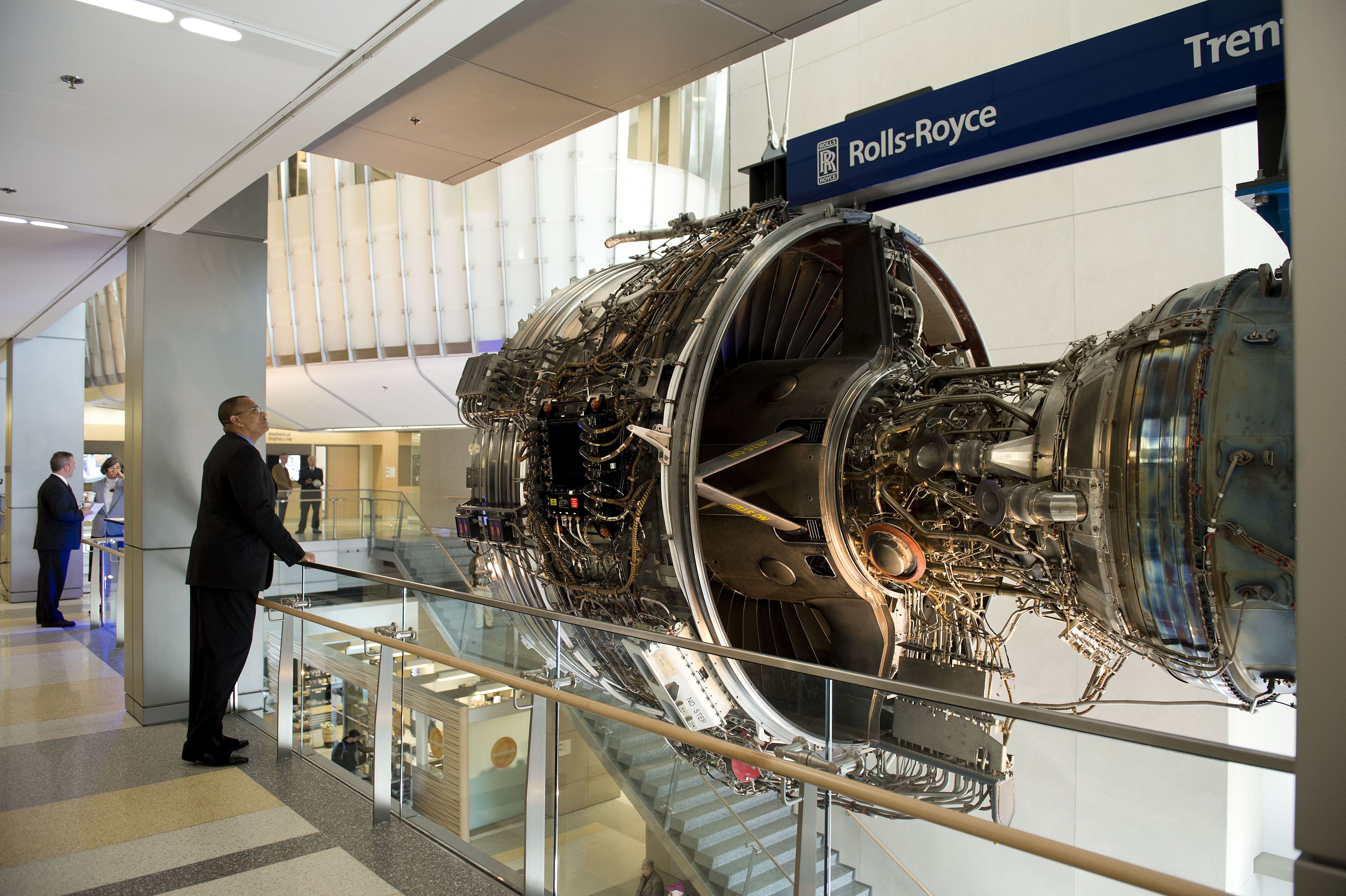 Rolls-Royce, the global power systems company, donated a Trent 1000 jet engine to Virginia Tech.