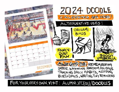 Ddigital promotion of the 2024 doodle calendars
