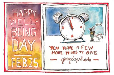 Happy Well-Being Day / Giving Day (00125) -- Appeared on Feb. 25, 2021