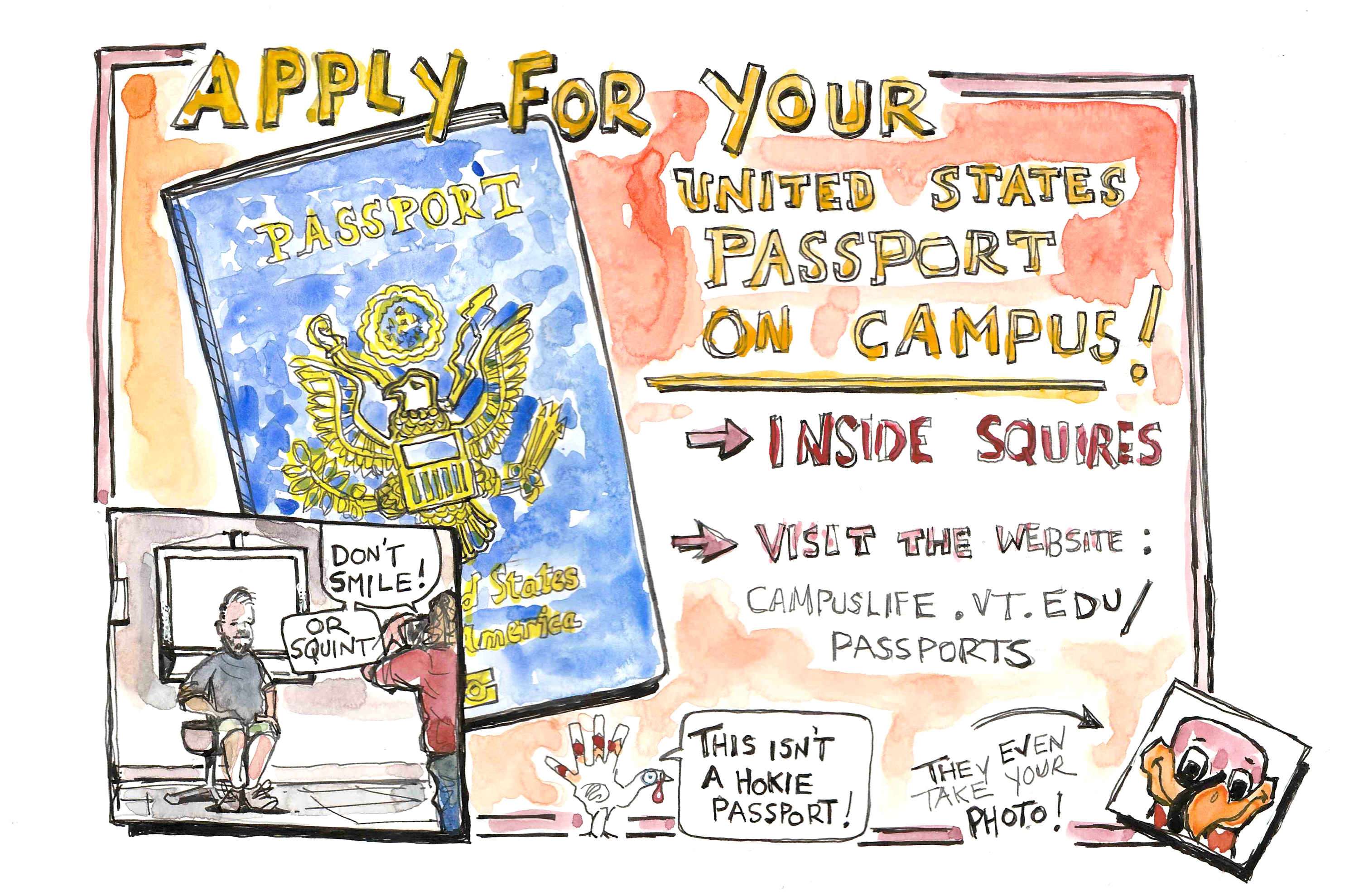 There's U.S. Passport support on campus! (00166) 
