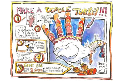 Make a Doodle Turkey! (0070) (Appeared on Nov. 30, 2020)
