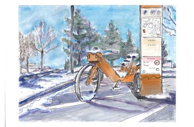 Snowy Roam NRV Bikes (0096) -- Appeared on Jan. 14, 2021