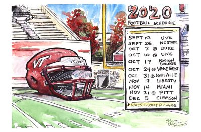 2020 Doodle Football Schedule -- Appeared Sept. 24, 2020