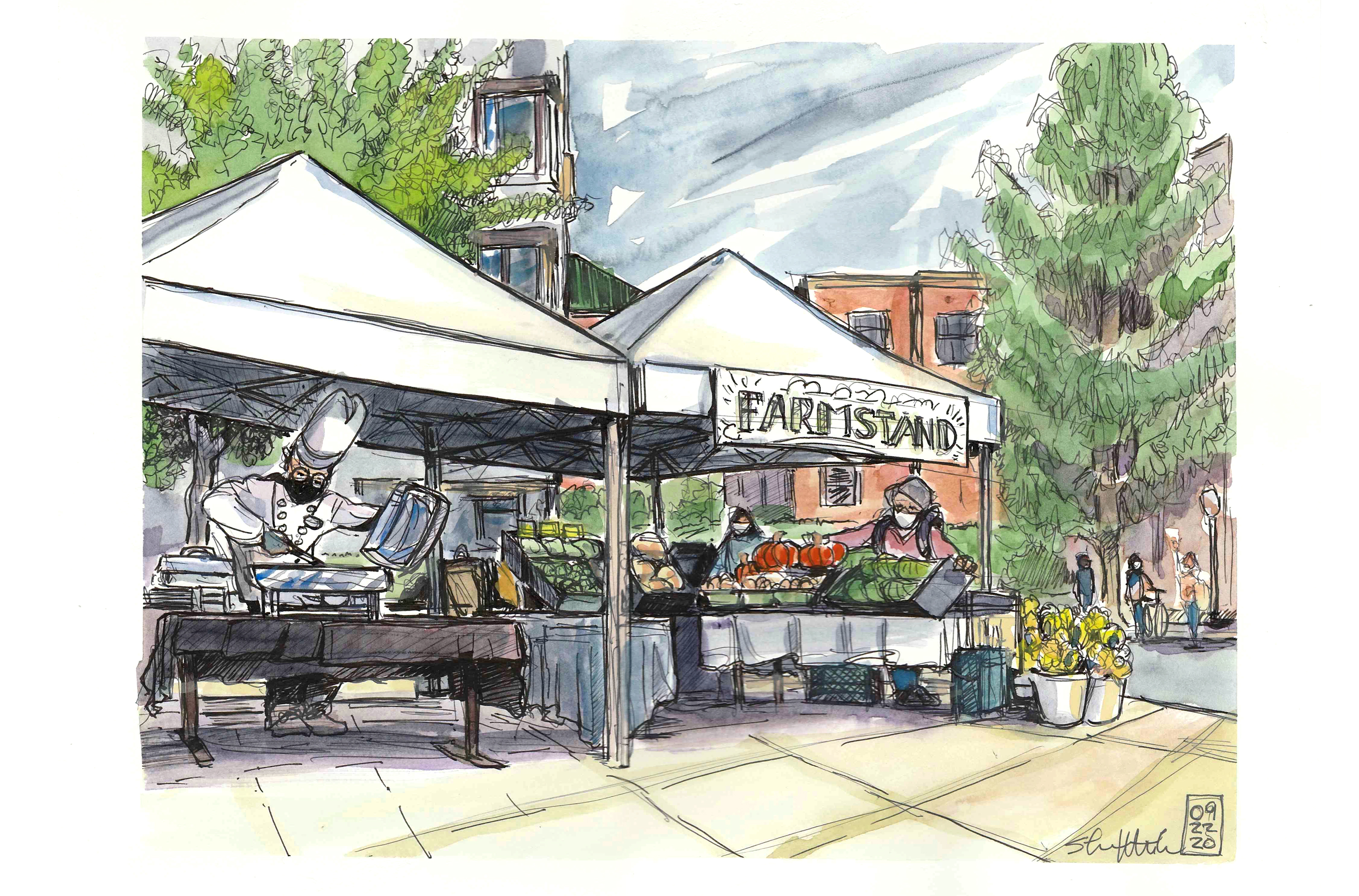 Homefield Farm Stand at Lavery Hall - Appeared on Sept. 28, 2020