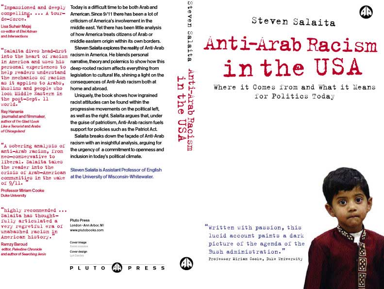 Salaita's book <cite>Anti-Arab Racism in the USA</