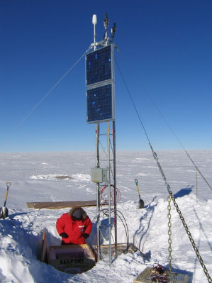 Robert Clauer, Virginia Tech professor of electrical and computer engineering, will lead a team of the Space@VT researchers to build a chain of space weather instrument stations in Antarctica.