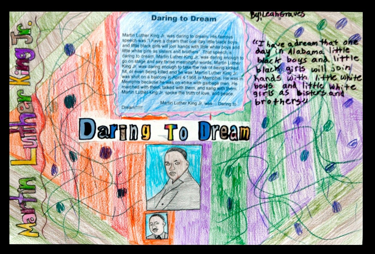 Martin Luther King Jr. contest winning poster