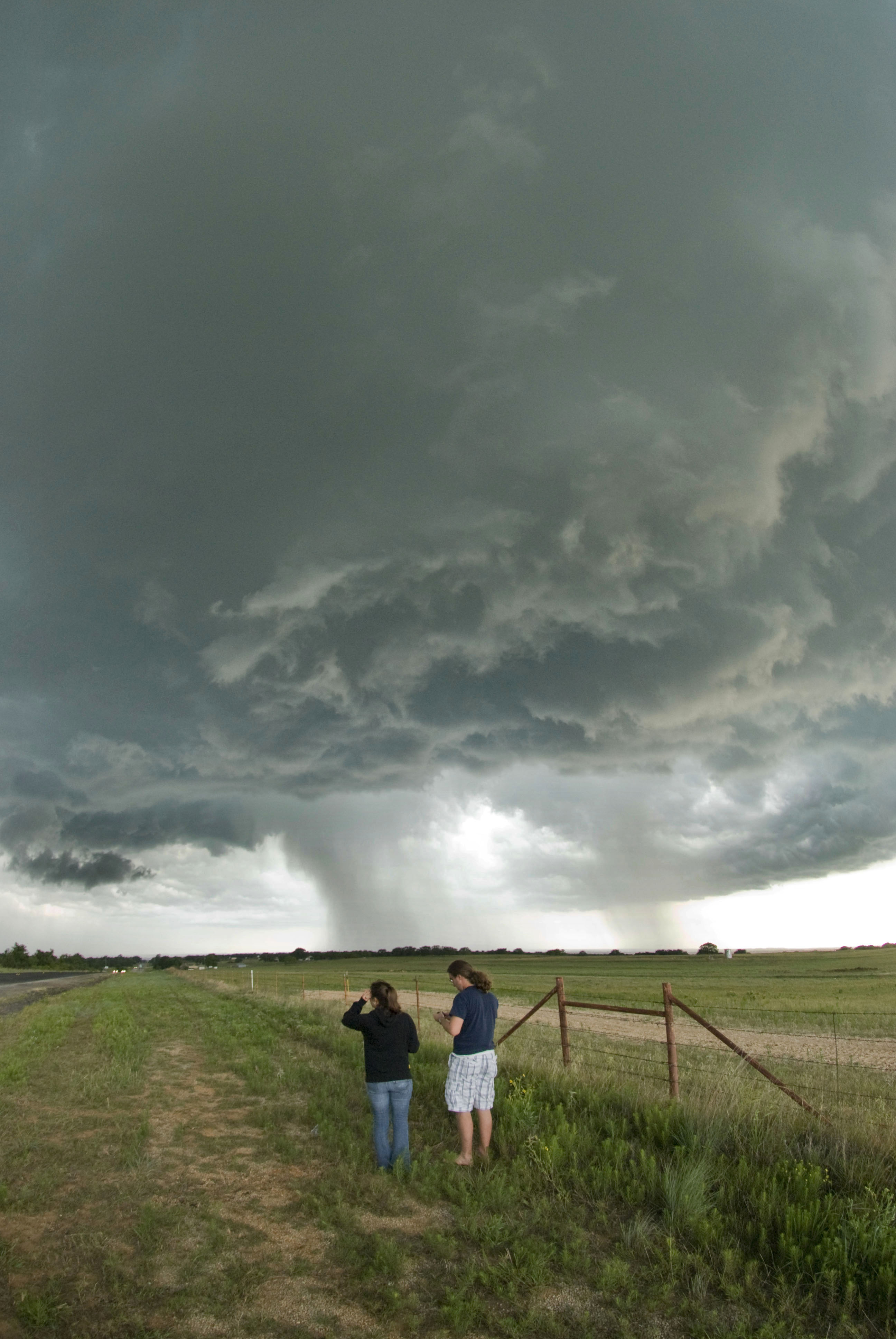 A fierce storm forms as Virginia Tech students study how weather phenomenon happen. 