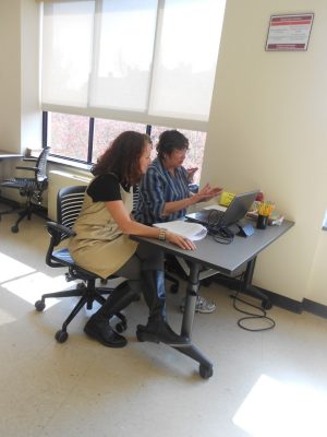 Both undergraduate and graduate students utilize expertise of Writing Center coaches.