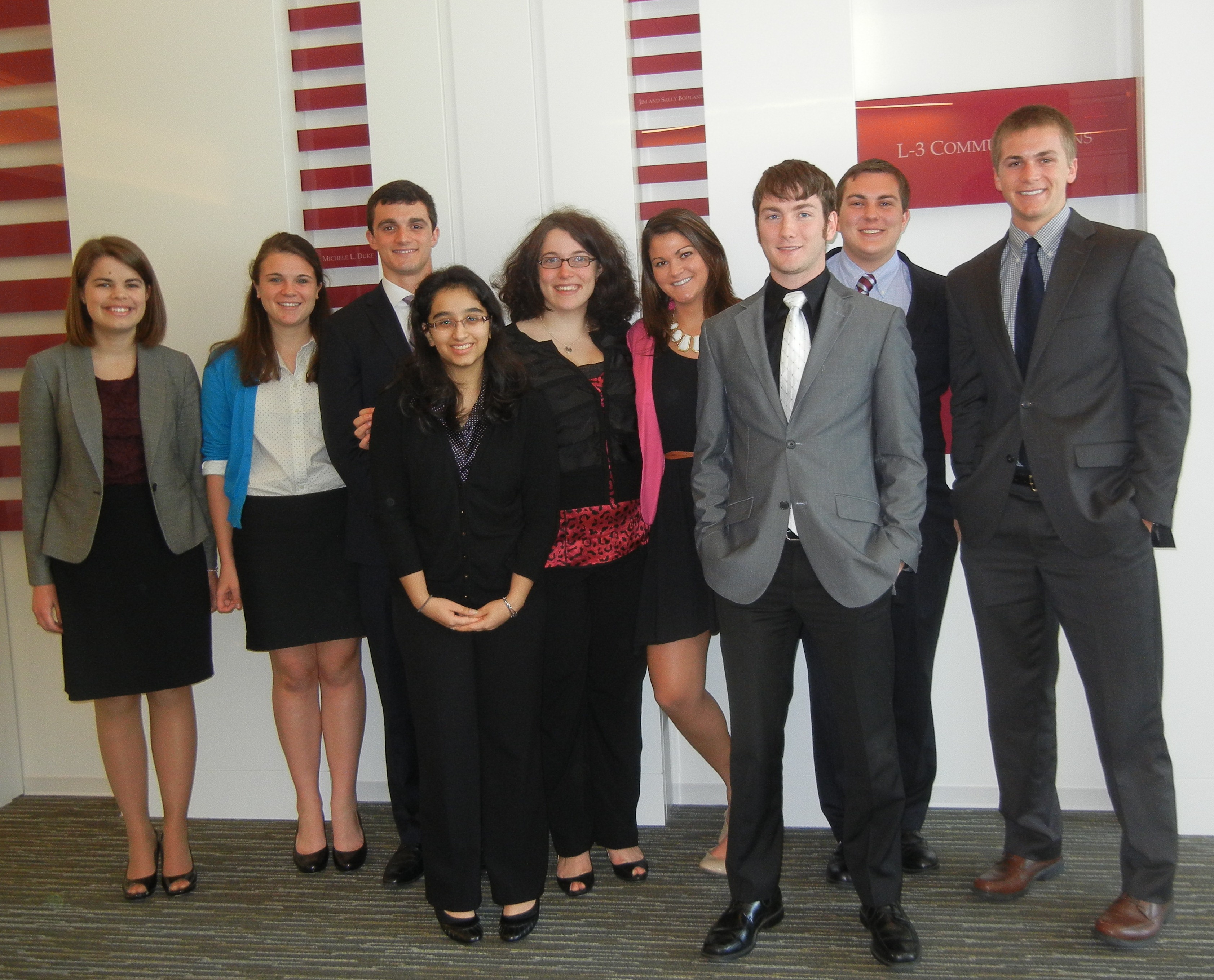 Group of students who participated in 2013 Hokies on the Hill program