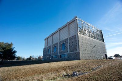 Exterior of Virginia Tech's new chilled water plant