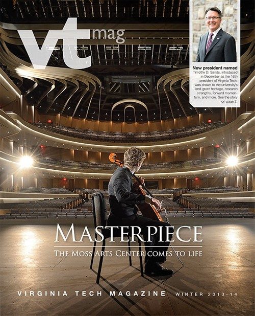 Virginia Tech Magazine winter 2013-14 cover
