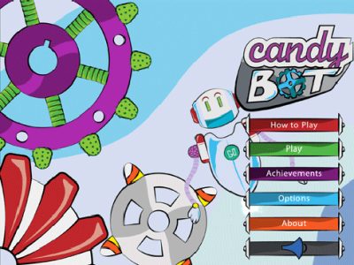 Screenshot of CandyBot app