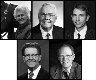 Collage of Livestock Hall of Fame Inductees