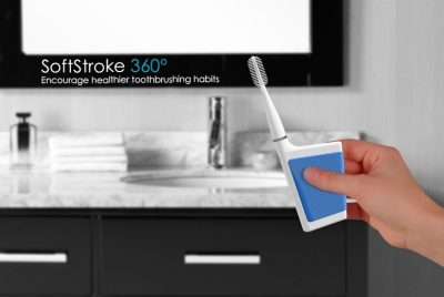 The SoftStroke 360 smart toothbrush by Ari Horowitz, winner of the Connected Future Competition
