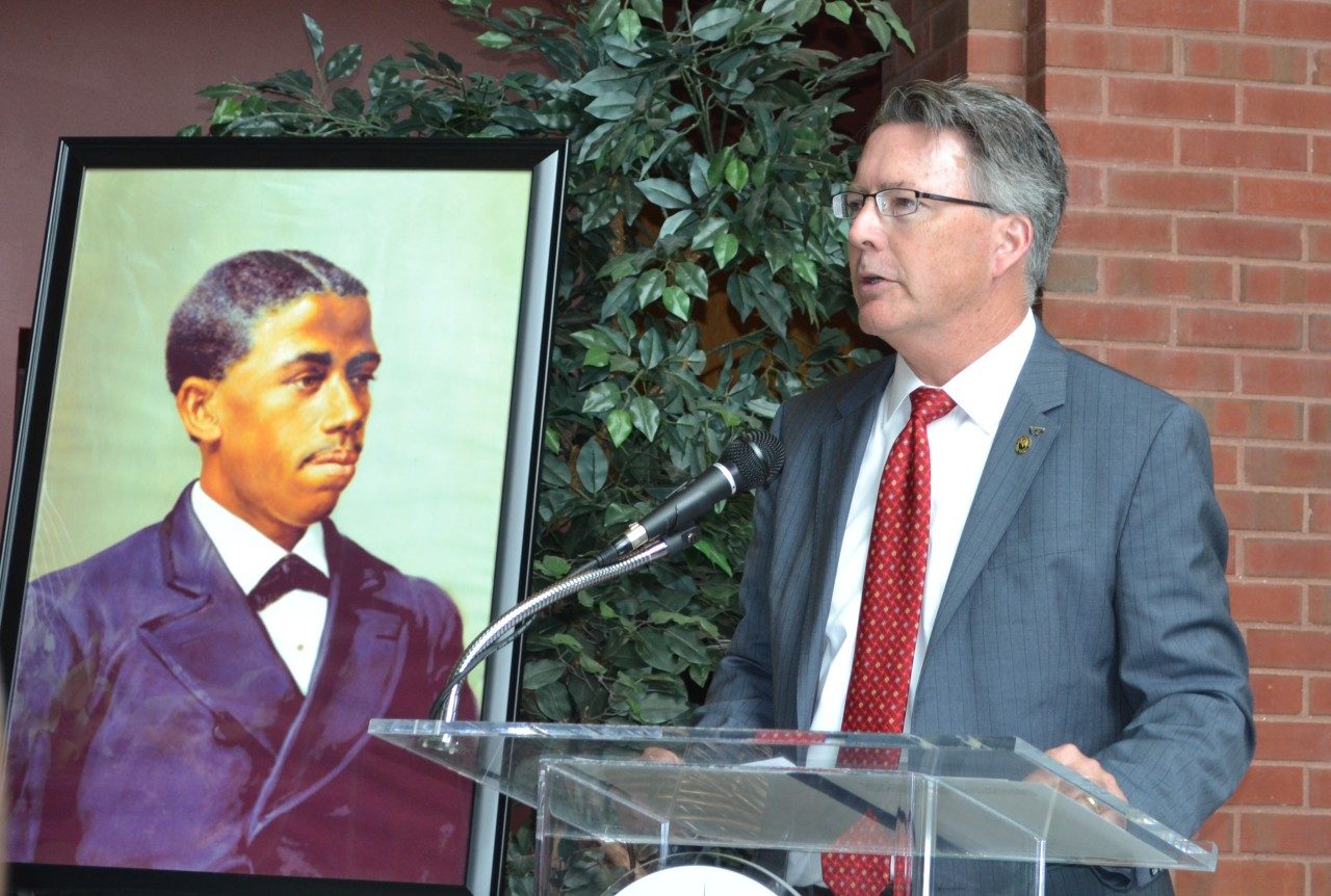 President Tim Sands delivers keynote address at Howard University's Bouchet Forum
