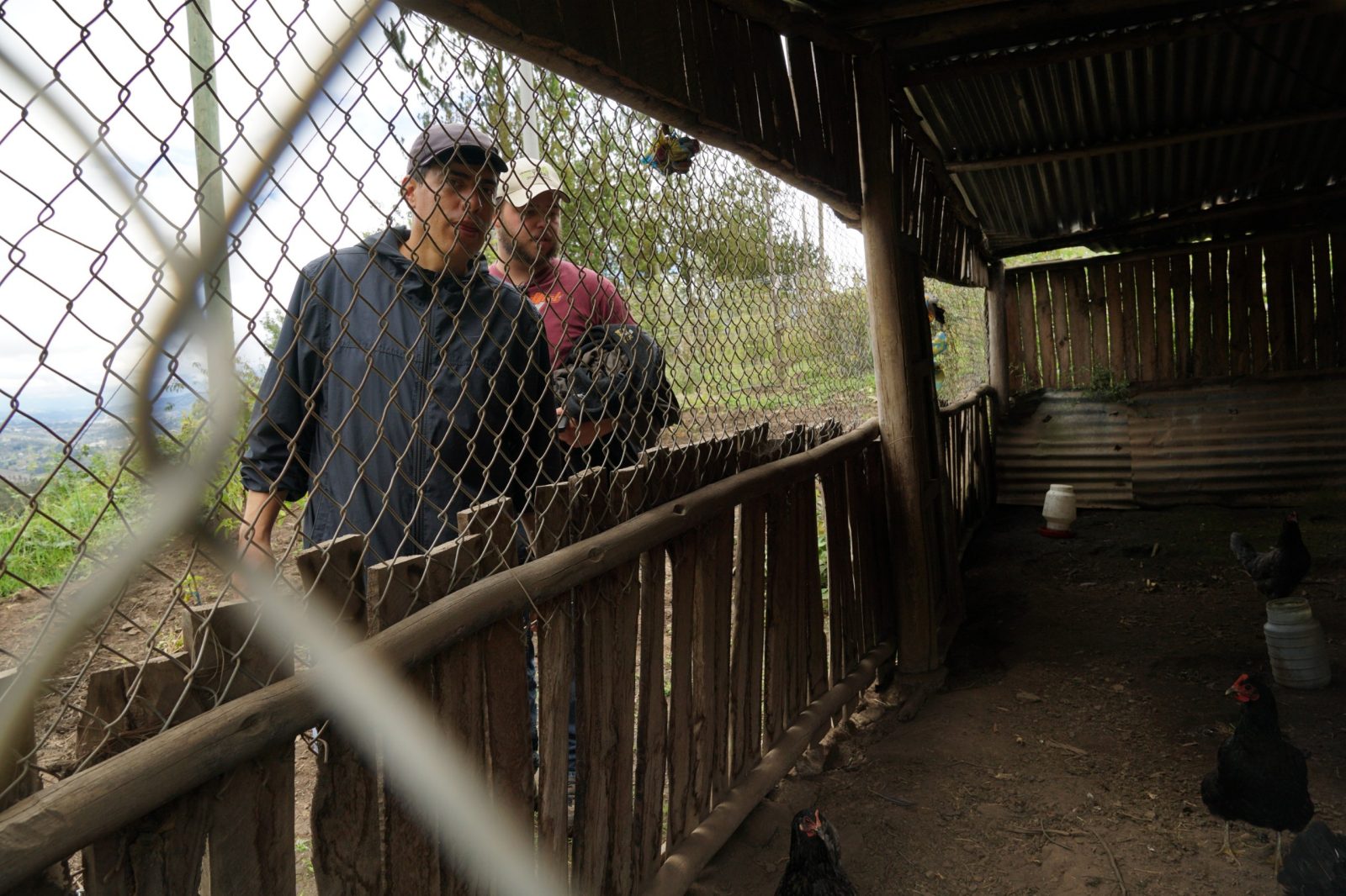 Ben Garber gets tour of Ecuadorian farm.