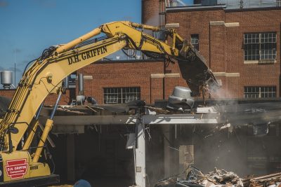 demolition at Corps Leadership and Military Science site