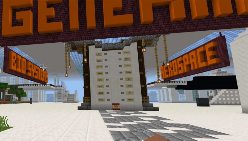 Entrance to the Minecraft Museum