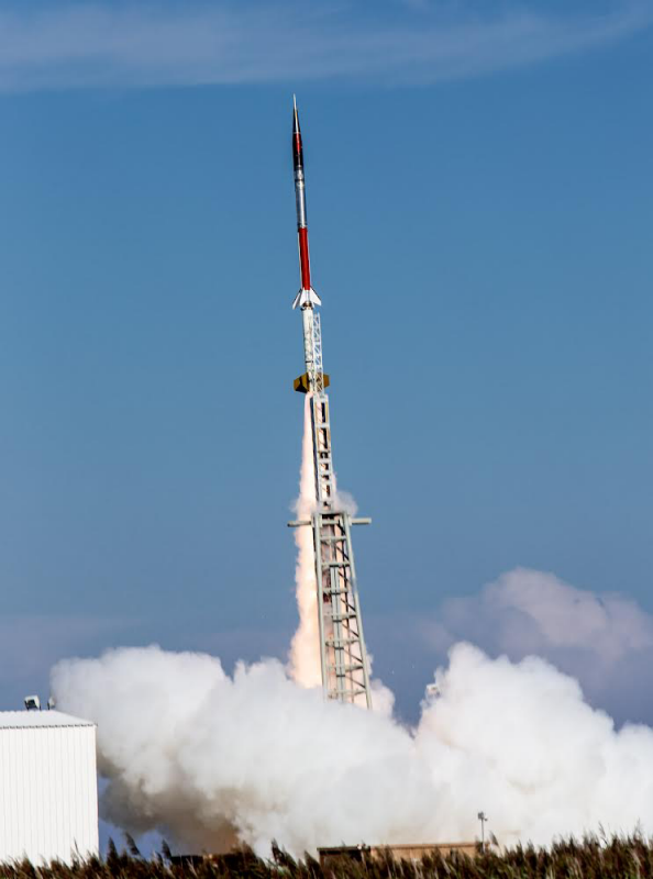 NASA Terrier Malamute rocket launches from Wallops Flight Facility in August 2021