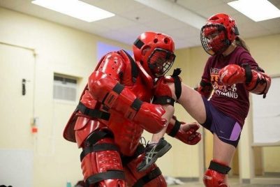 The Virginia Tech Police offers free self defense courses for men and women. The classes are open to students and faculty and staff.