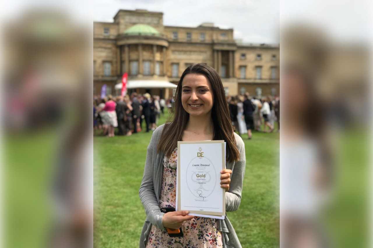 Provinsal was recognized at Buckingham Palace for completing the excursion through Nepal.