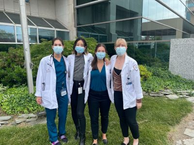 During the pandemic, dozens of medical students, including members of the Class of 2022, found ways to help fellow students, health care workers, and the community at large. "We found a great deal of joy and that we could be useful by volunteering," said Michaela Pesce.