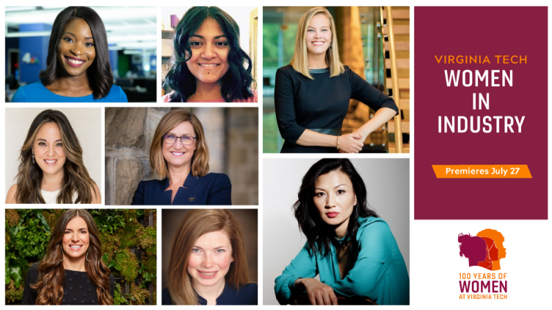 The Virginia Tech Women in Industry series profiles passionate, hardworking, smart, and creative Hokie women leading the way.