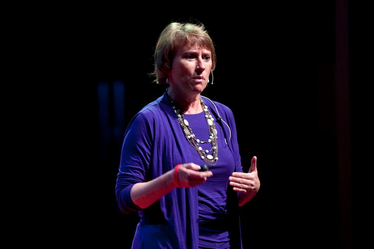 Duncan giving TEDxVirginiaTech talk on food sensory in 2013