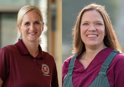 Recent diplomates Sierra Guynn and Hollie Schramm, both clinical assistant professors, put in countless hours of study and hard work to achieve these accomplishments.  