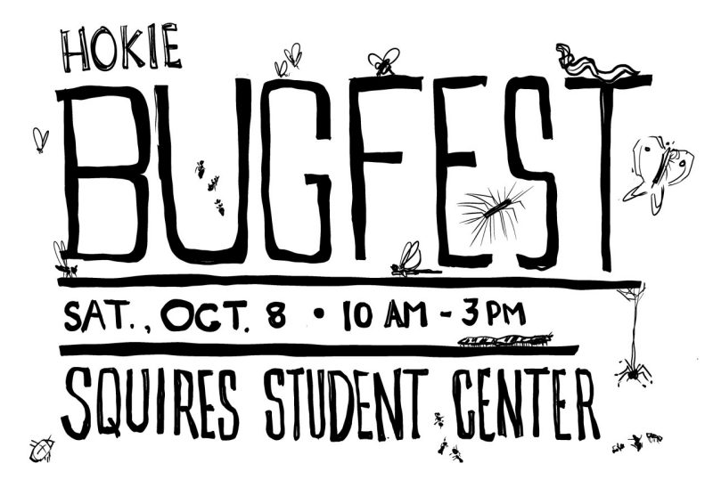 digital sketch of a bugfest promotion for this saturday's bugfest
