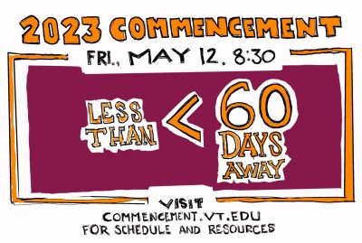 2023 Spring Commencement is Less Than 60 Days Away