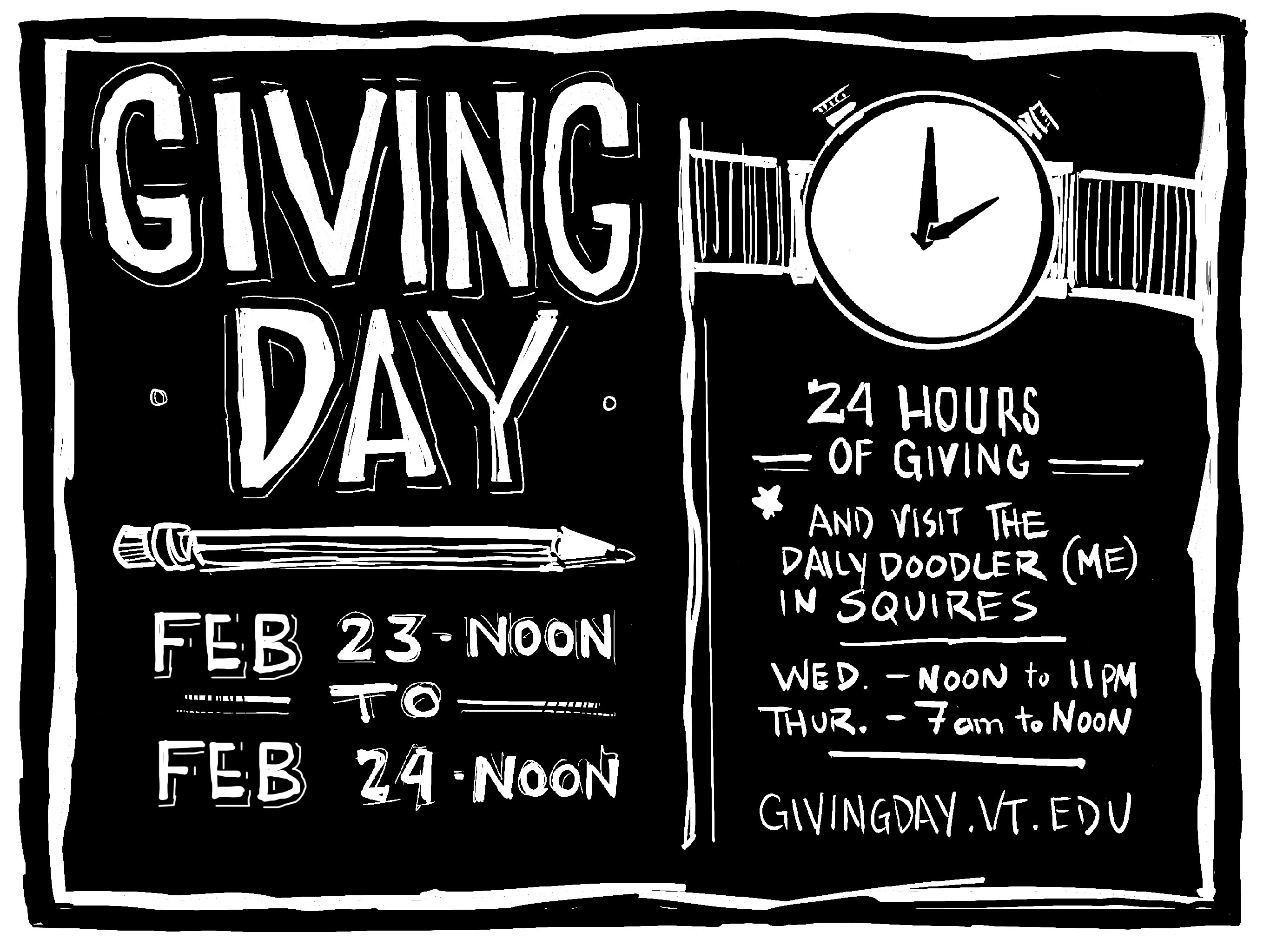 Promotion skech for Giving Day