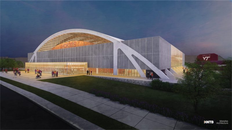 Architectural rendering of Cassell Coliseum renovations