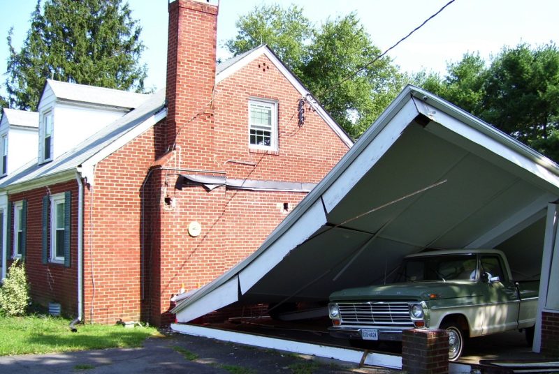 Building damage from the 2011 Louisa, Virginia, earthquake