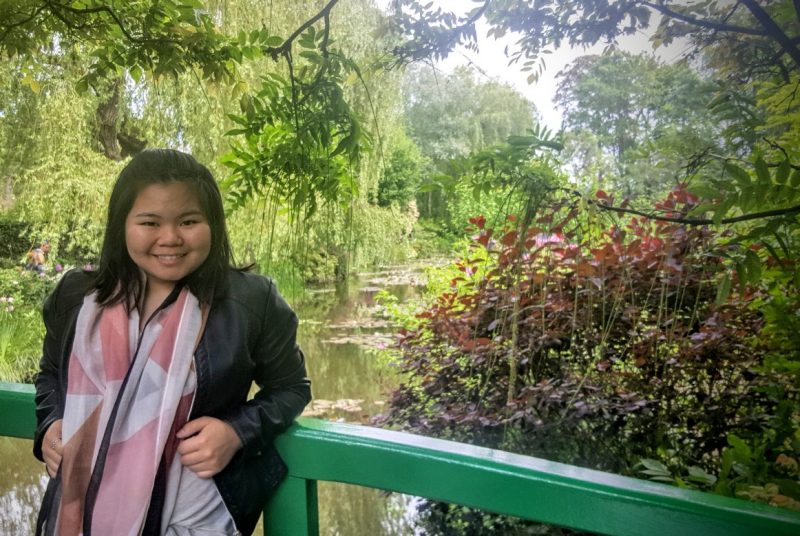 Caitlin Huynh visits the Claude Monet Giverny Garden in France. 