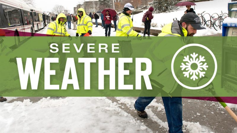 Severe Weather Snow Banner