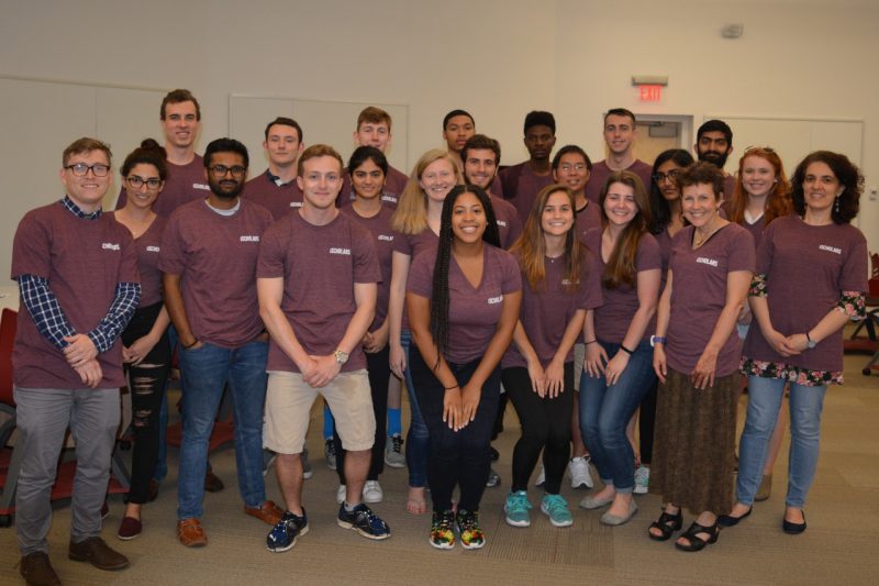 Group photo of Virginia Tech students in iScholars program