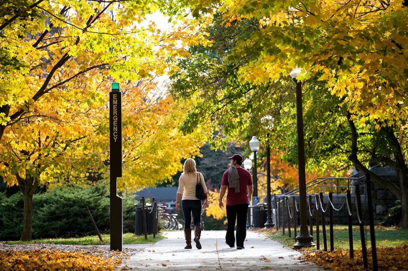 Campus scenery in early fall