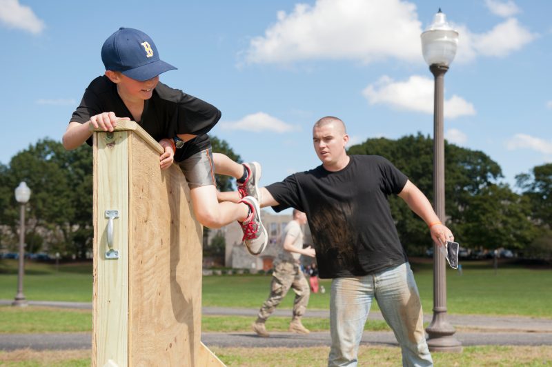 Participants will have the opportunity to climb an obstacle course at this year's 2017 Community Day. 