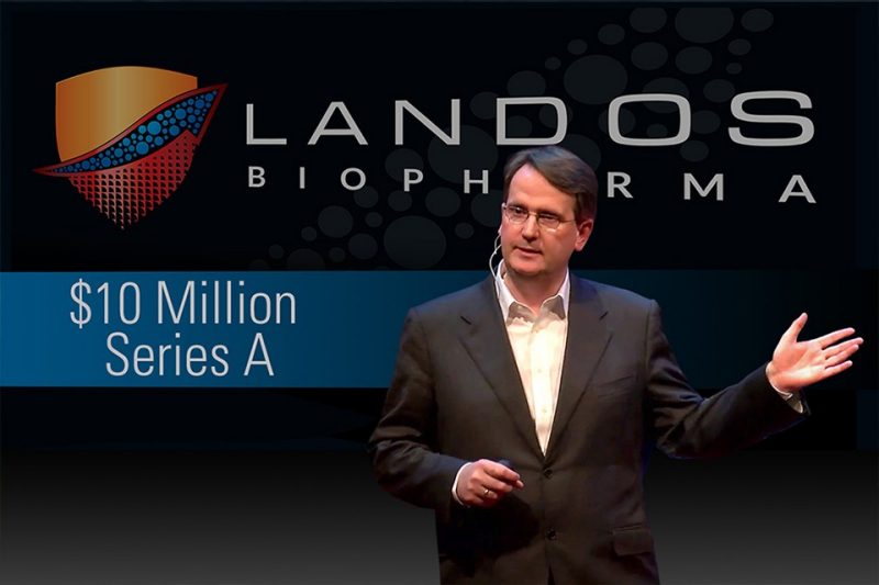 Josep Bassaganya-Riera announcing successful funding for Landos Biopharma