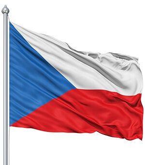 Image of the flag of the Czech Republic 