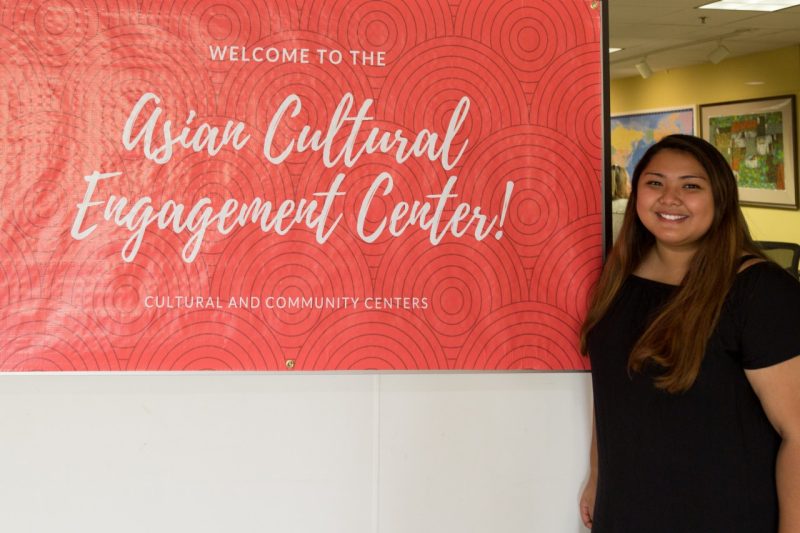 Jaclyn Marmol, president of the Asian American Student Union