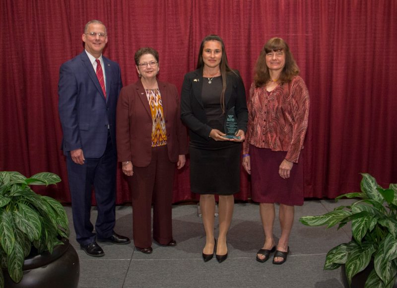 Olivera Jankovska is  named the Outstanding Recent Graduate Alumna of Virginia Tech’s College of Agriculture and Life Sciences.