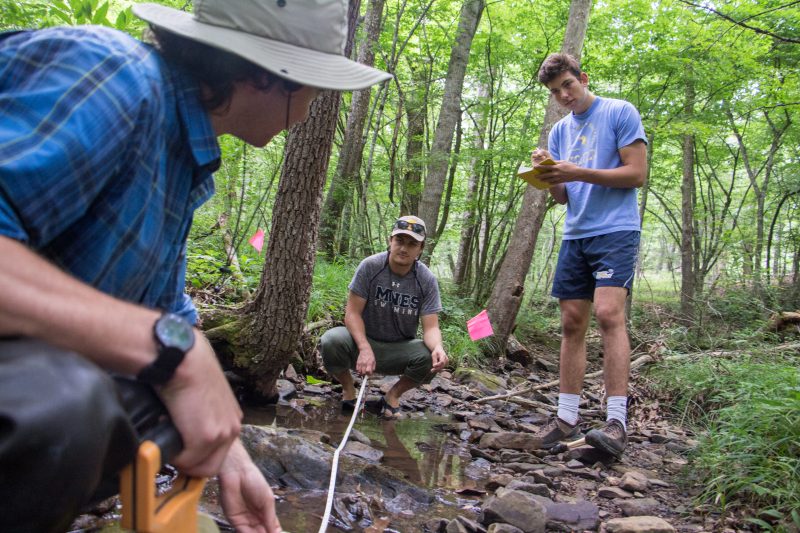 The opportunity to learn about watersheds and stream ecology was exciting and worthwhile, even when nature failed to cooperate with the students' sampling plans. 