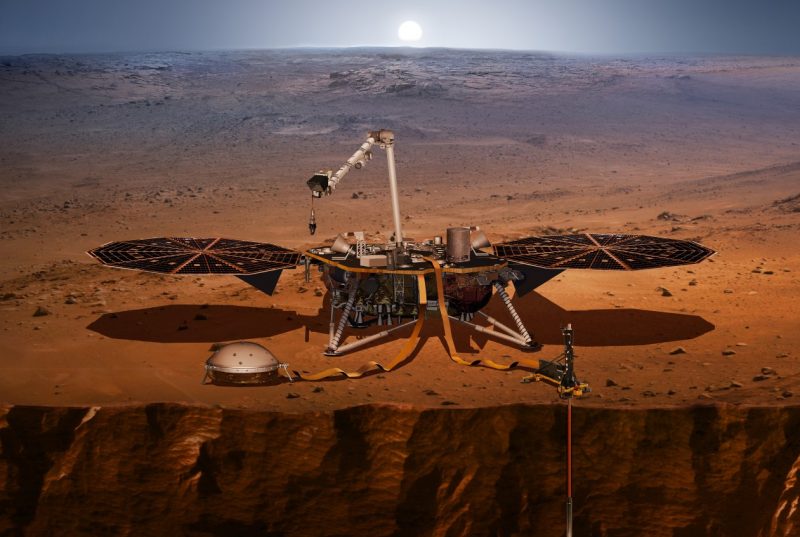 Mars lander illustration